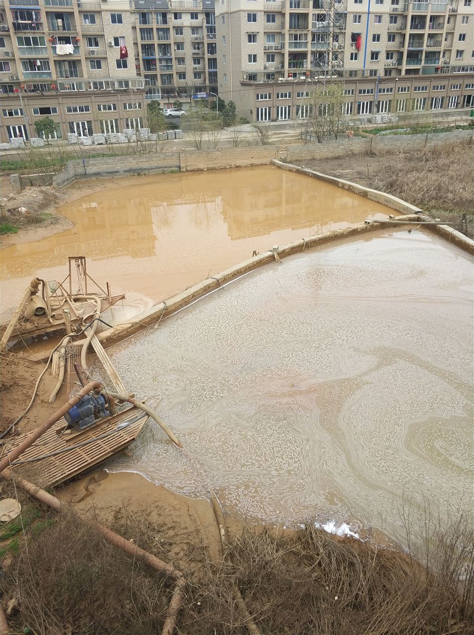 新华沉淀池淤泥清理-厂区废水池淤泥清淤